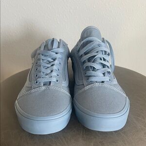 Vans Light Blue Canvas Sneakers